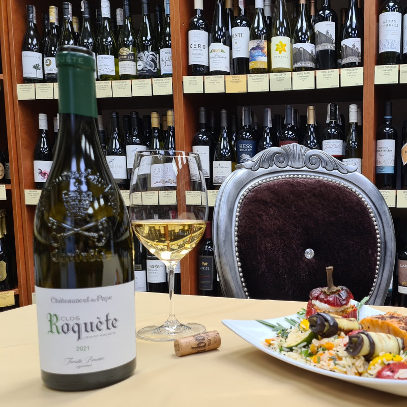 Domaine La Roquete Clos La Roquete Blanc Ch Teauneuf Du Pape Aoc Wina